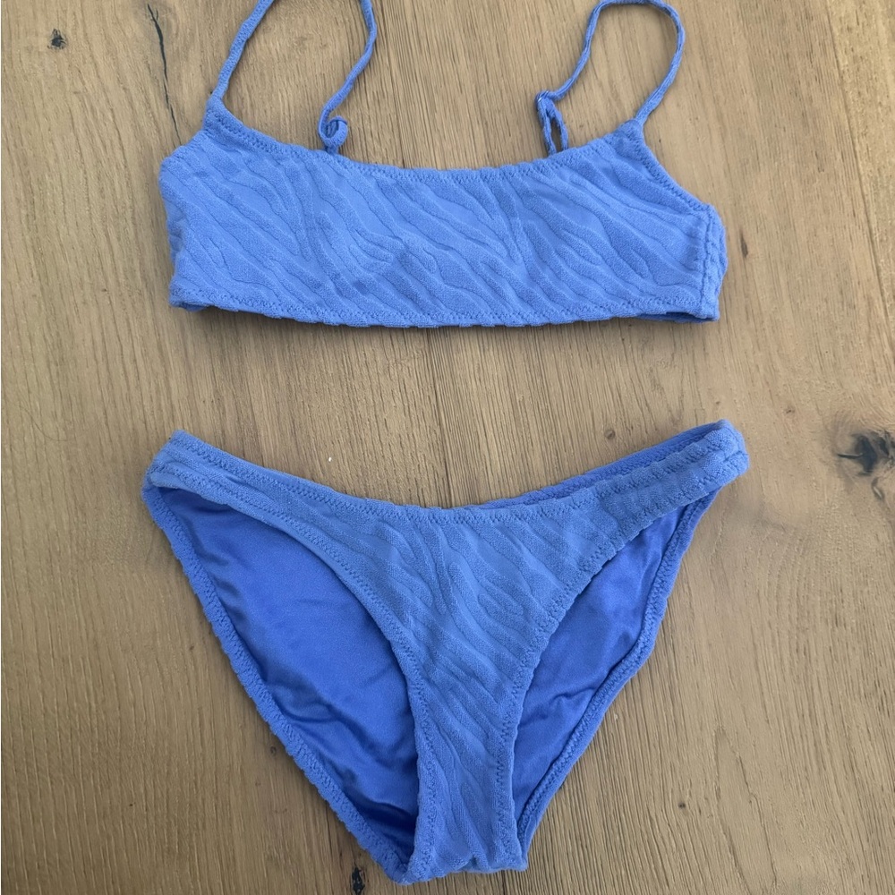 Triangl Swimwear Mica Purple Zebra Print Bikini (NEW+Discontinued)